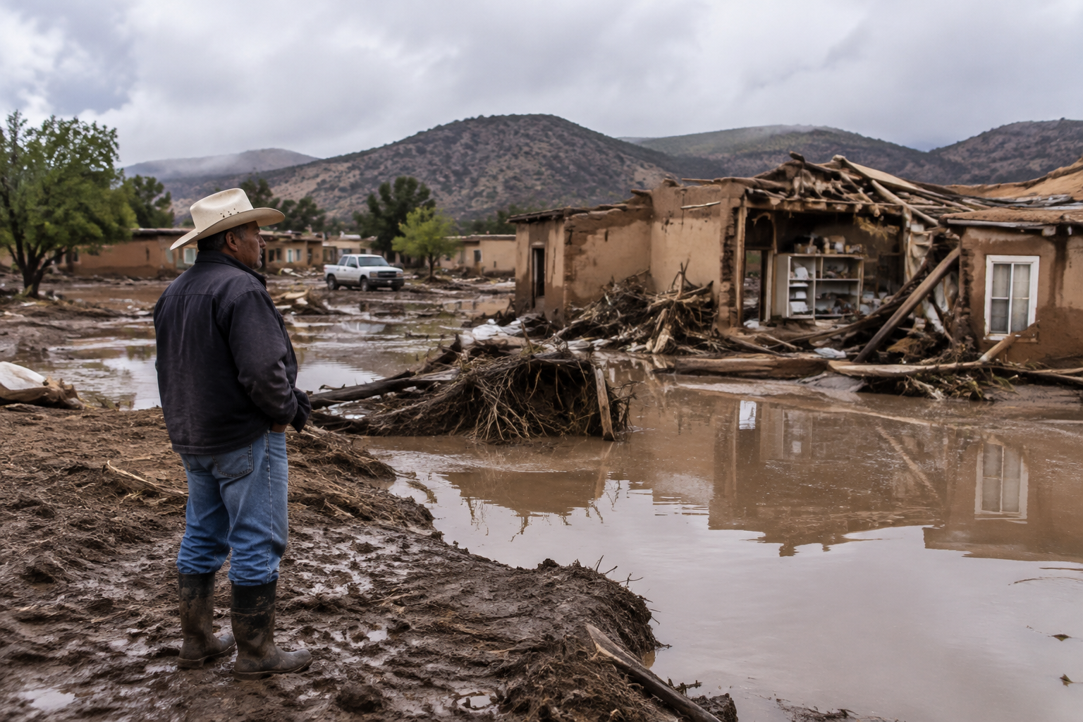 Southwest floods displace thousands; New Mexico damage in hundreds of millions