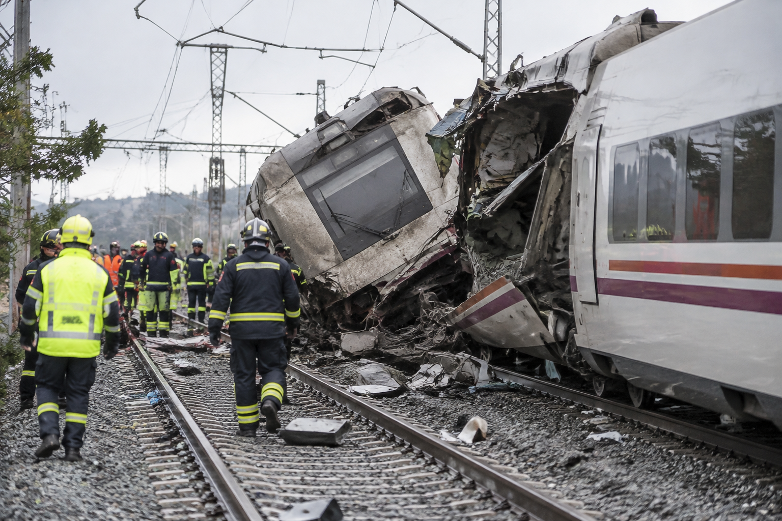 At Least 10 Killed in Train Collision in Central Spain