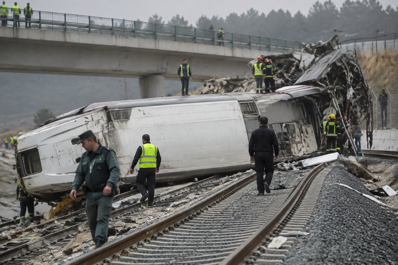 High-speed train crash in Spain kills at least 68