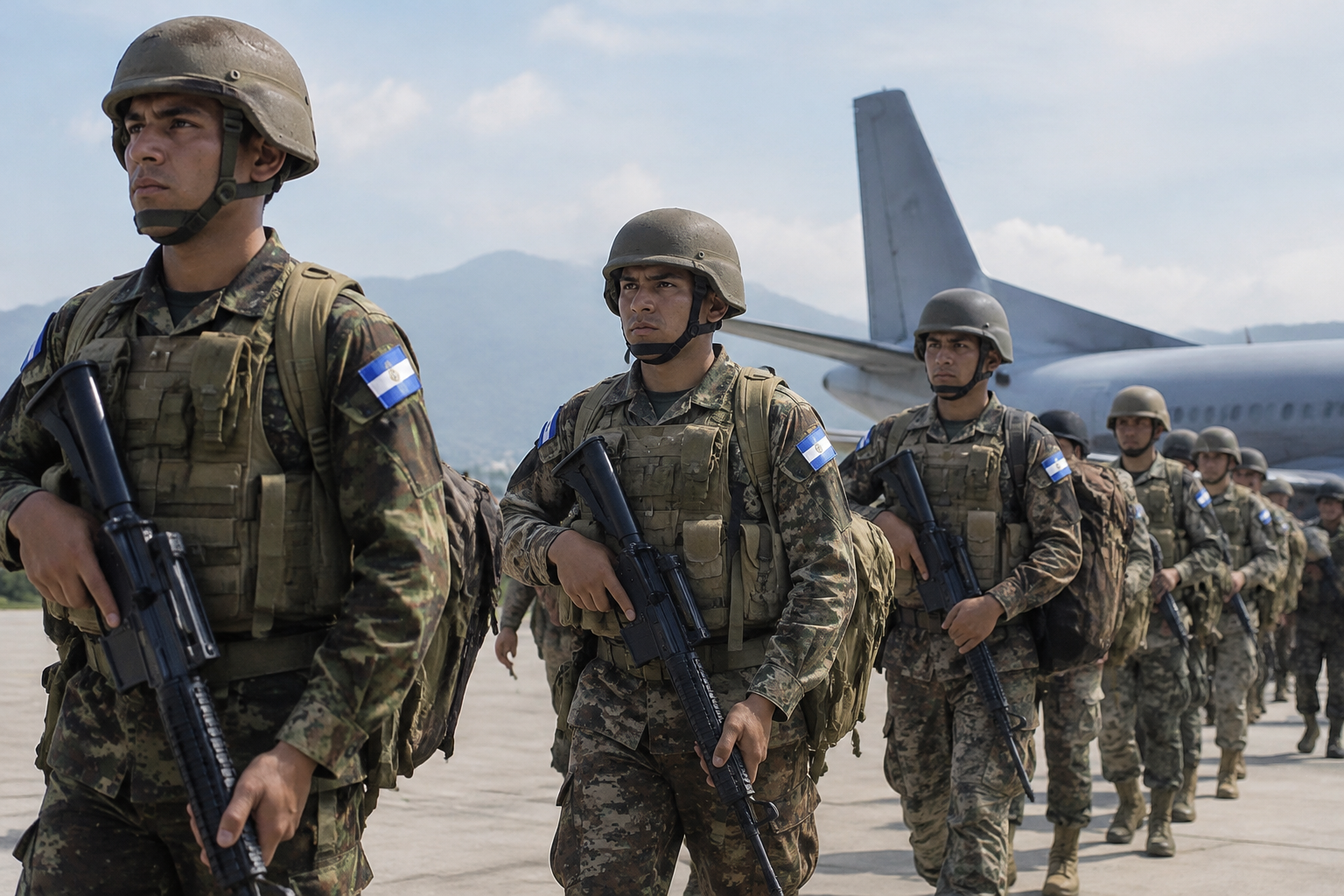 El Salvador deploys 2,000 troops to Haiti to find four missing soldiers