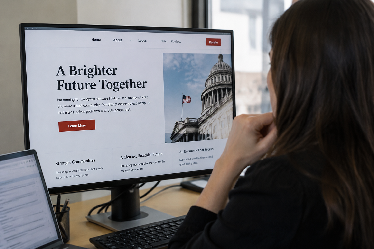 Analysis Finds AI-Written Biographies and Policy Text on Candidate Websites