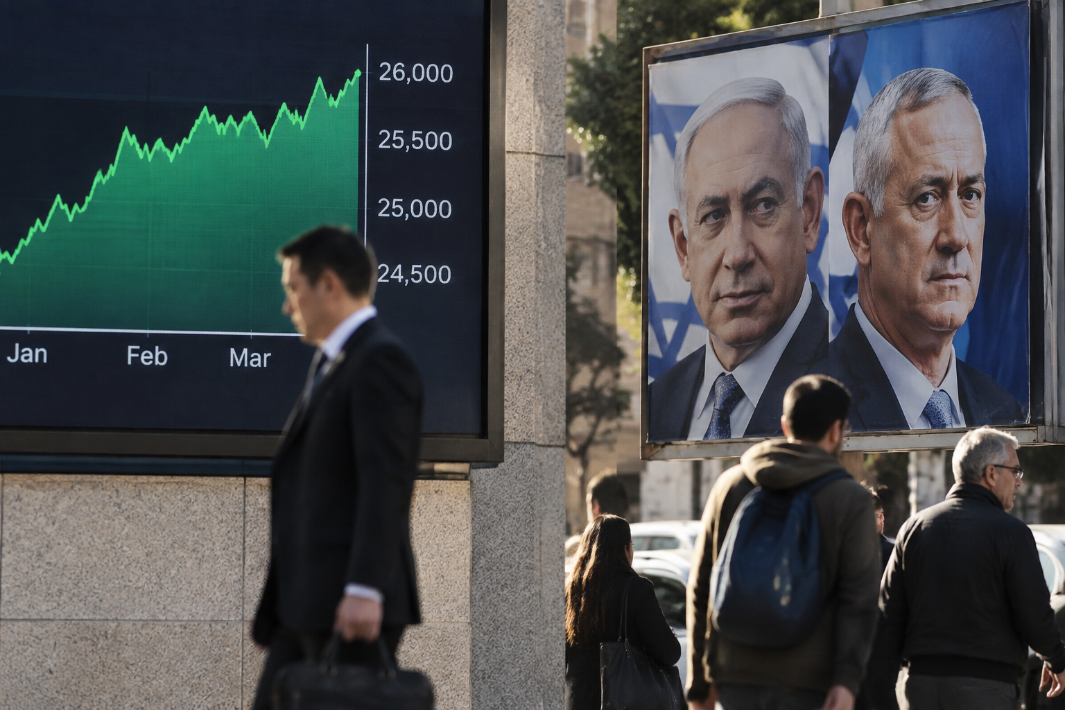 GDP Report Expected to Show Growth; Israel Election Has No Clear Winner