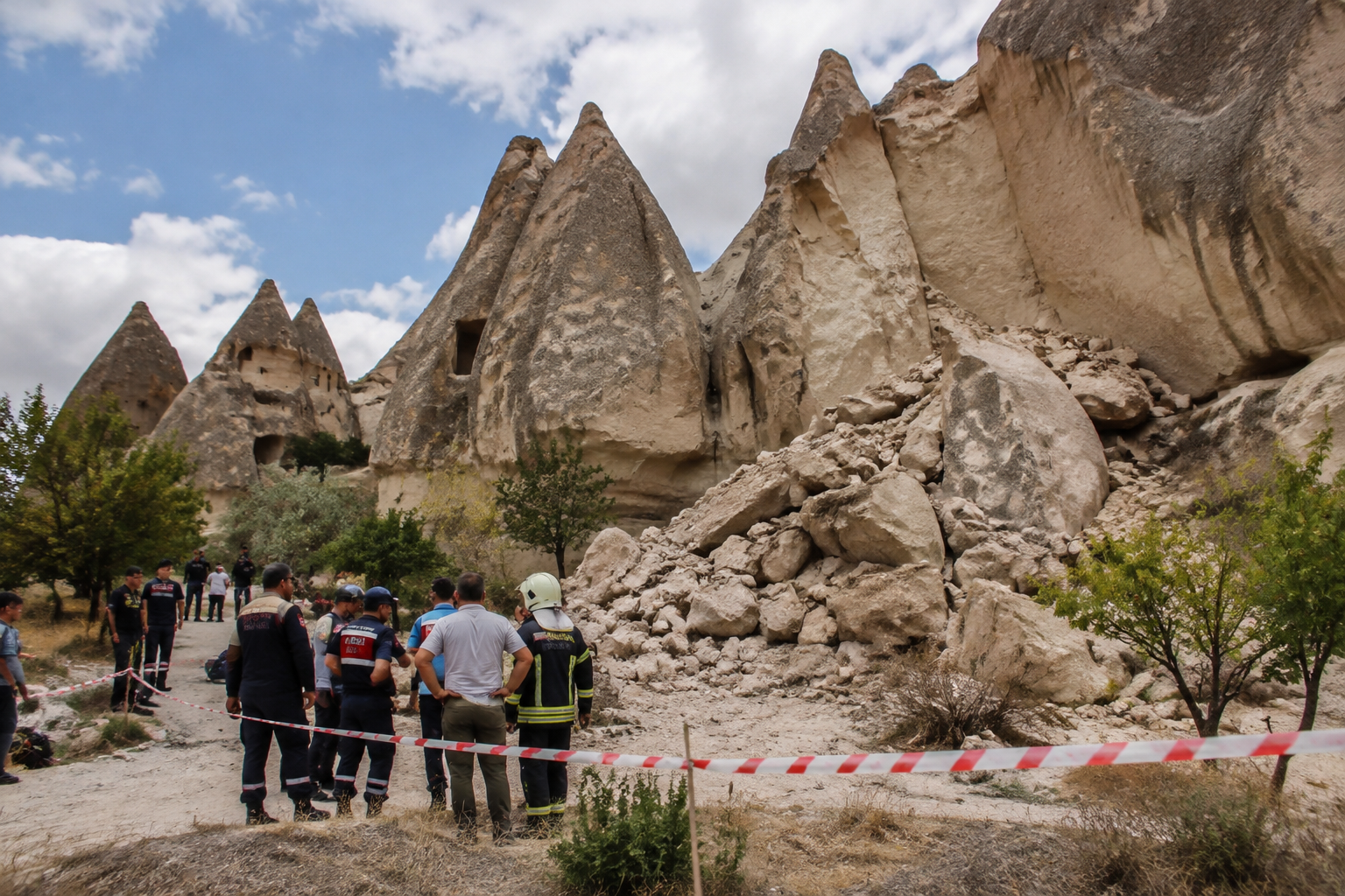 Two killed in reported fairy chimney collapse in Turkey's Cappadocia